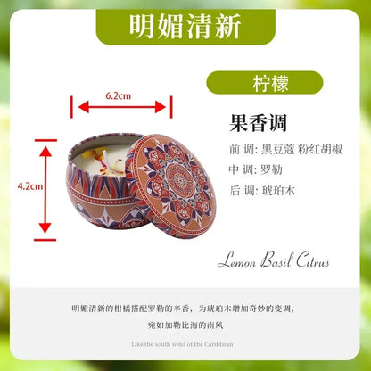 Retro Ethnic Style Iron Can