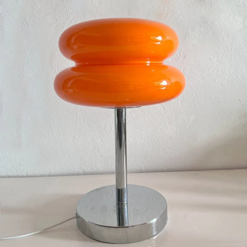 Macaron Glass Table Lamp Trichromatic