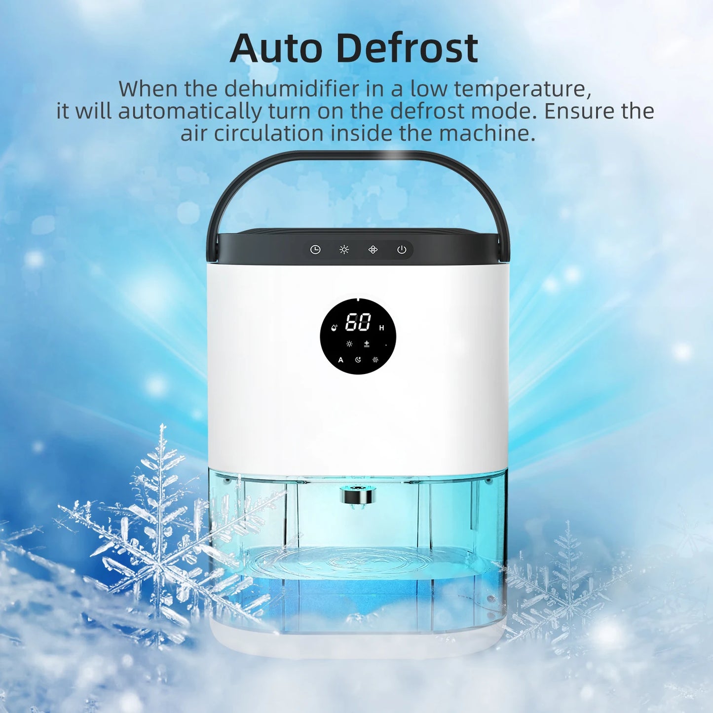 2300Ml Dehumidifier Touching Control Home