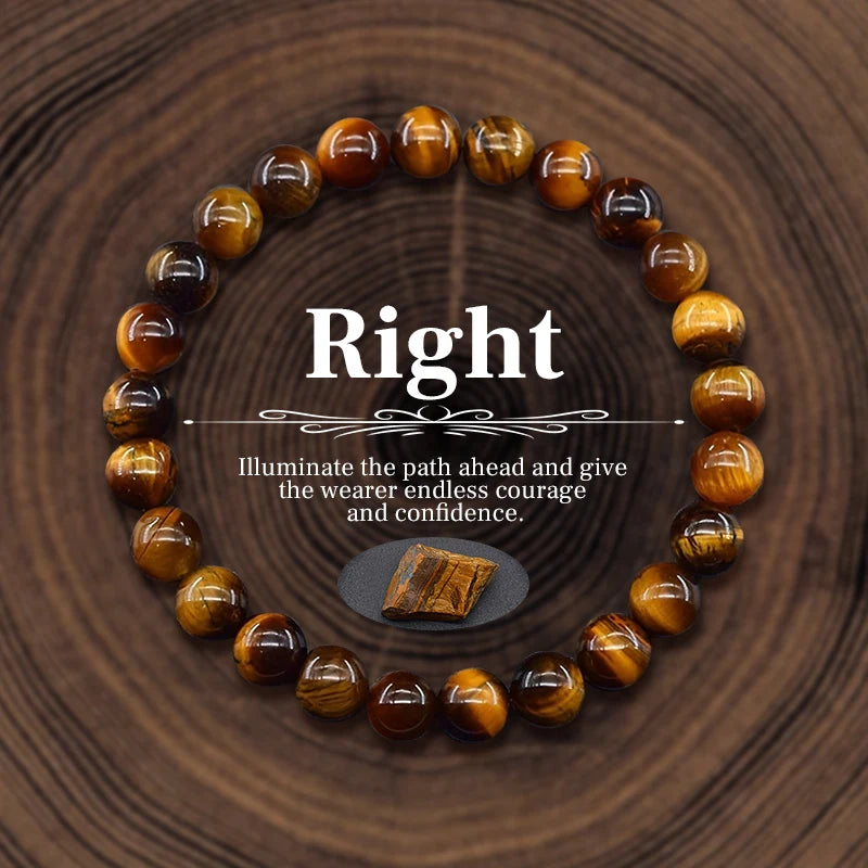 Natural Stone Crystal Beads Bracelet