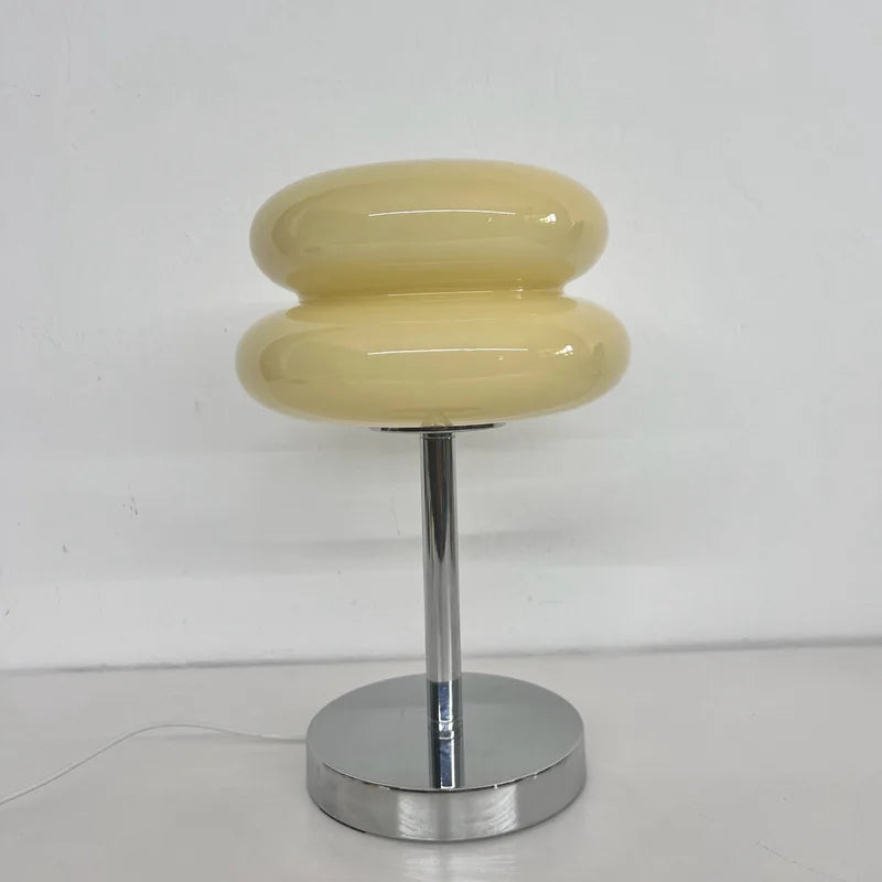 Macaron Glass Table Lamp Trichromatic