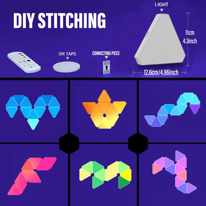 Led Smart Wifi Triangle Wall