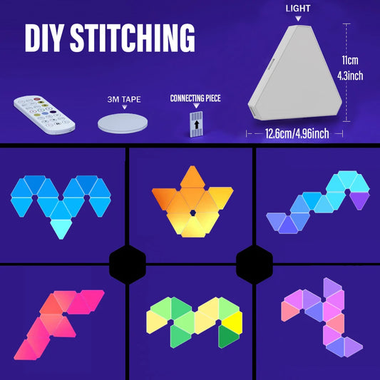 Led Smart Wifi Triangle Wall