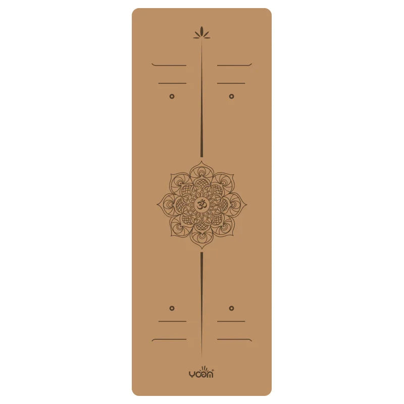 Natural Rubber Cork Yoga Mat