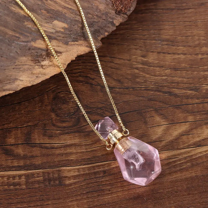 Women Natural Stone Pendant Necklace