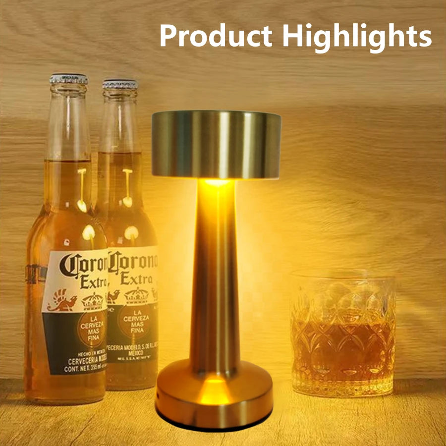 Rechargeable Led Table Lamp Retro