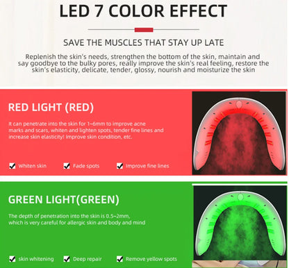 7-Color LED Face Mask