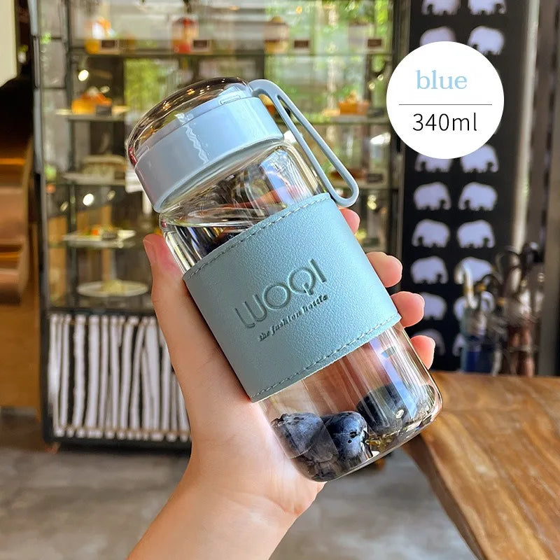340Ml 480Ml Portable Glass Bottle