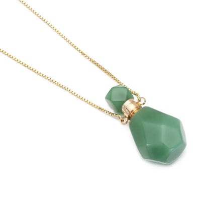 Women Natural Stone Pendant Necklace