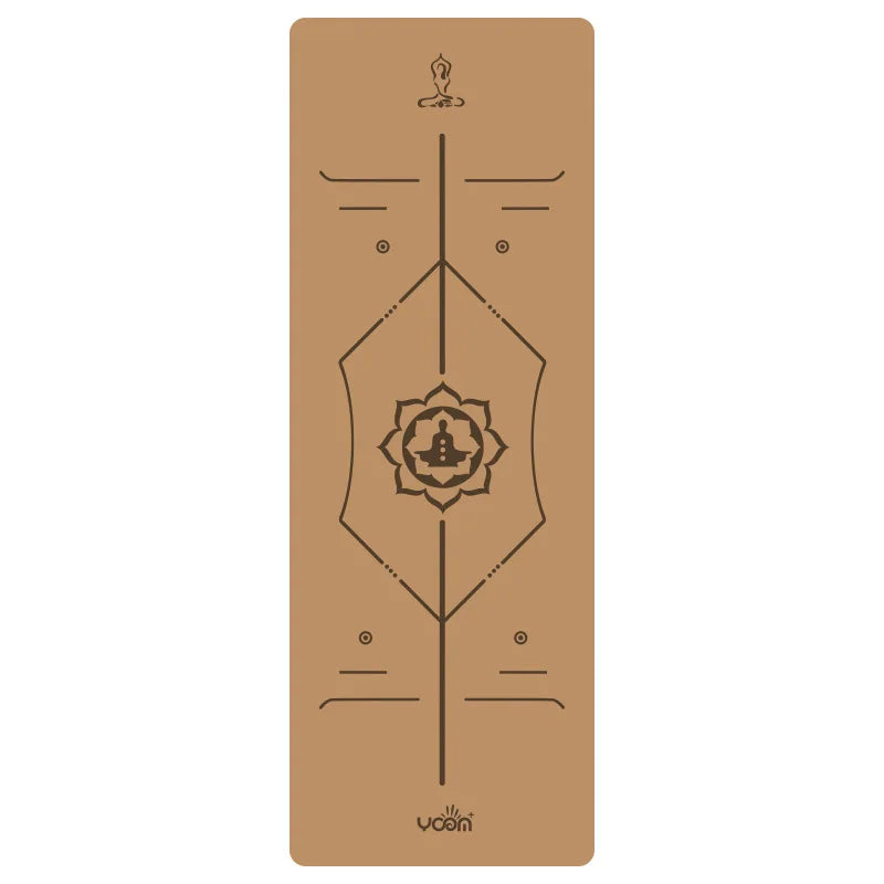 Natural Rubber Cork Yoga Mat