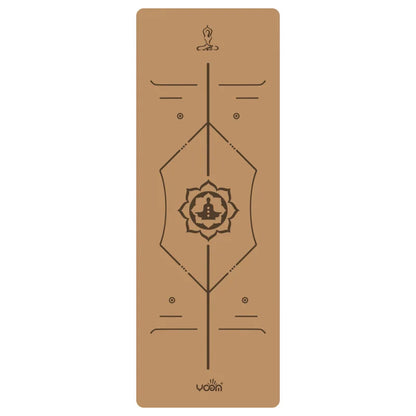 Natural Rubber Cork Yoga Mat
