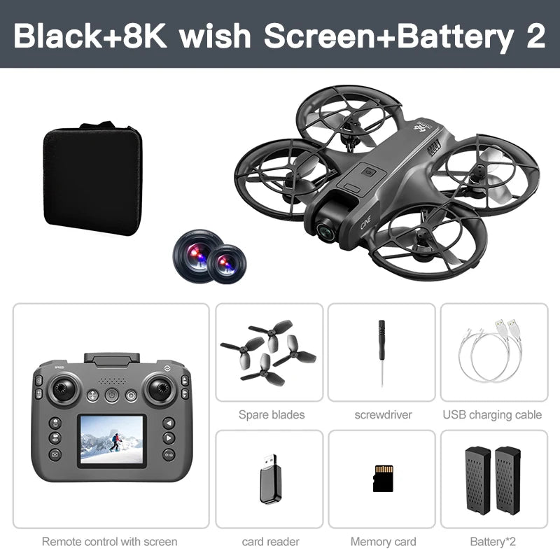 Xiaomi V666 Mini Drone 4K Professional Aerial 8k Dual Camera Intelligent obstacle avoidance  Brushless Quadcopter Kid RC Toy