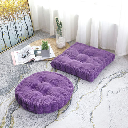 Tufted Round Floor Cushion