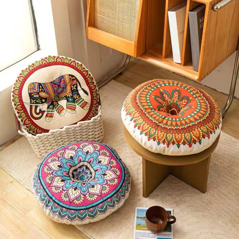 Ethnic Style Seat Cushion