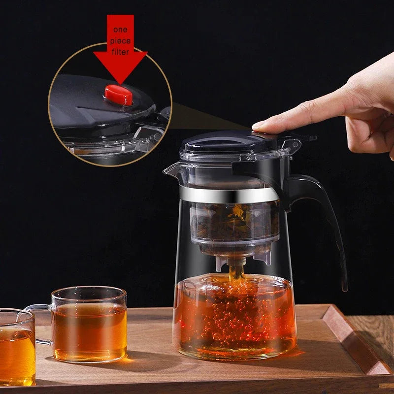 Heat Resistant Glass Teapot One