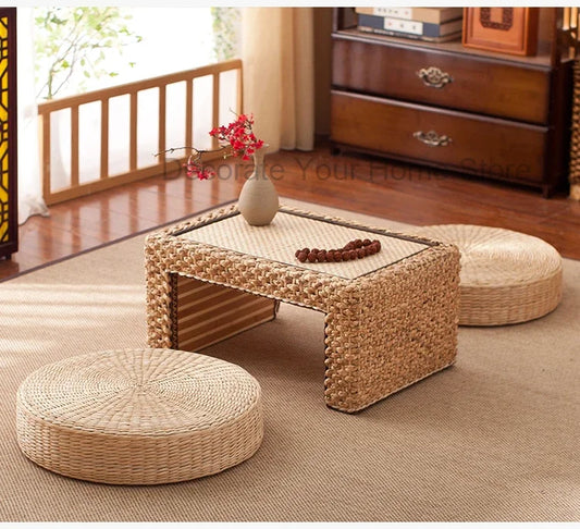 Japanese Tatami Table and Chair Set