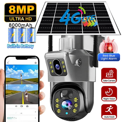 V380 Pro Wifi Solar Camera