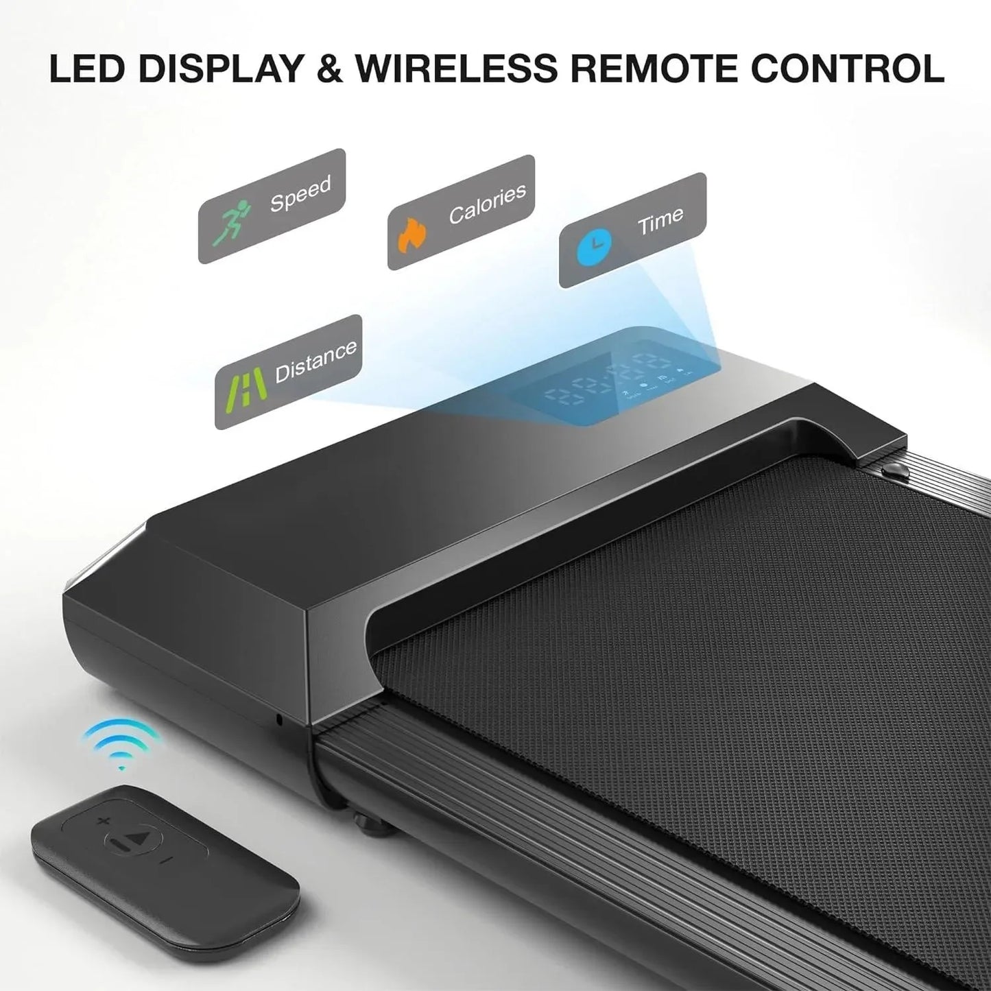 2In1 Walking Pad Treadmill Portable