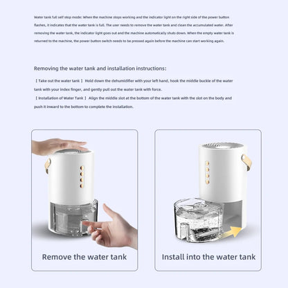 Smart Air Purifie Portable Dehumidifier