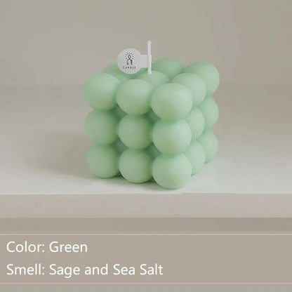 Ins Bubble Cube Shaped Candle