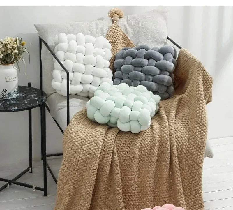 Knotted Square Cushion