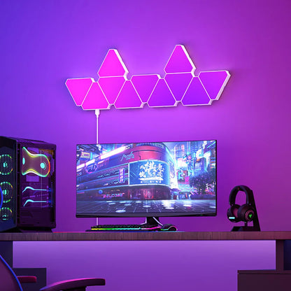 Led Triangular Quantum Lamp Rgb