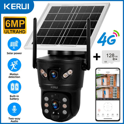 Kerui Outdoor Waterproof 6Mp 4G