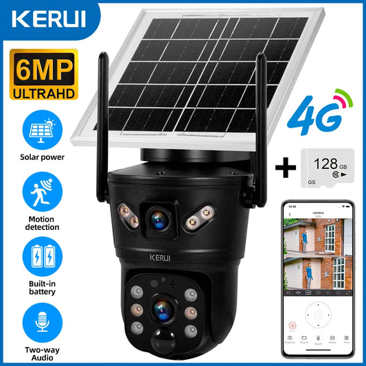 Kerui Outdoor Waterproof 6Mp 4G