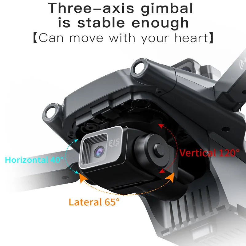 L600 PROMAX Drone 4K Professional 5G GPS HD 3-axis Gimbal Photography Brushless Foldable Quadcopter RC Distance 3KM Drones Toys