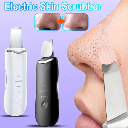 With Box Ultrasonic Skin Scrubber
