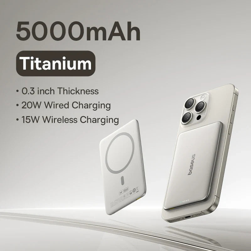 Baseus 5000Mah Magnetic Power 15W