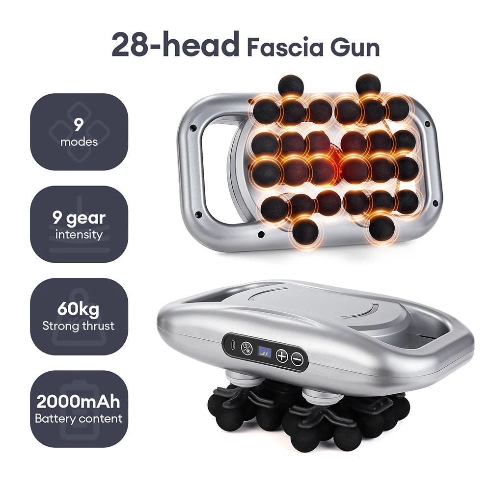 30 Heads Body Massage Gun