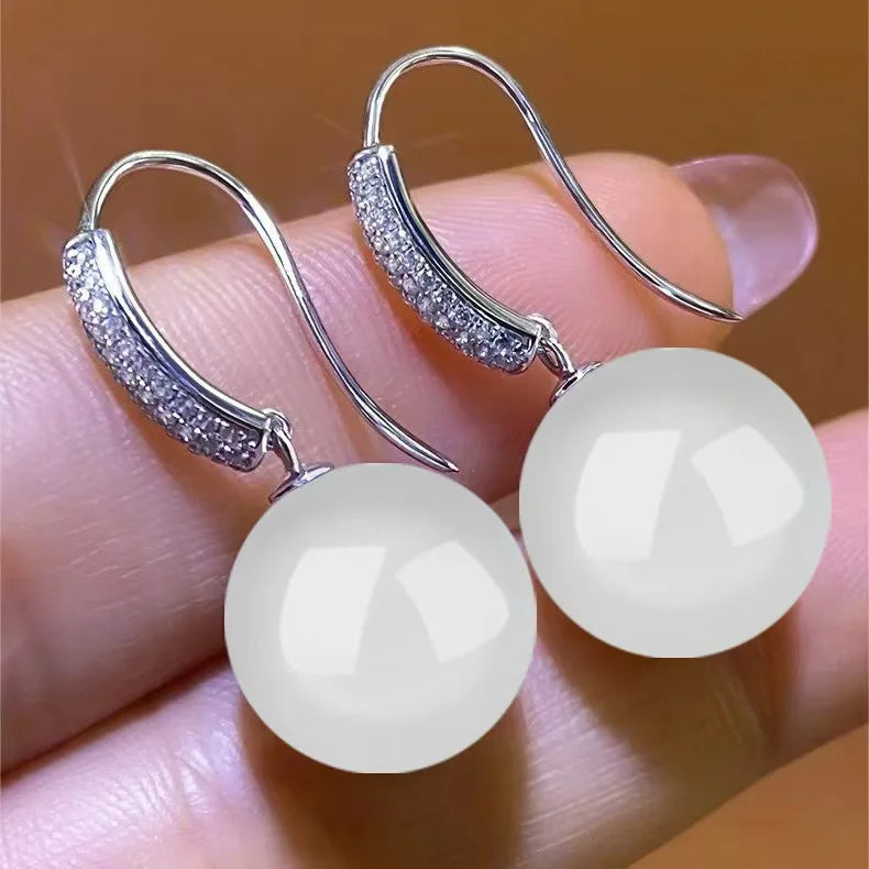 Vintage Palace Green Jade Earrings