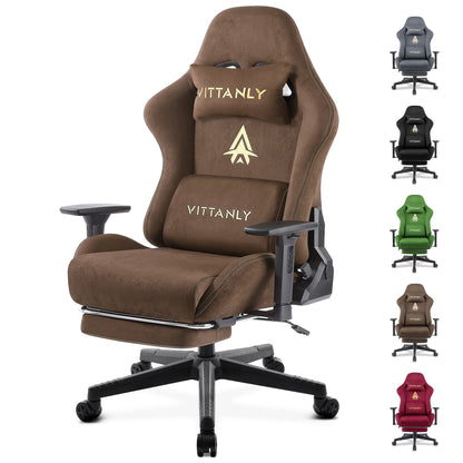 Kitinjoy Natural Suede Gaming Chair