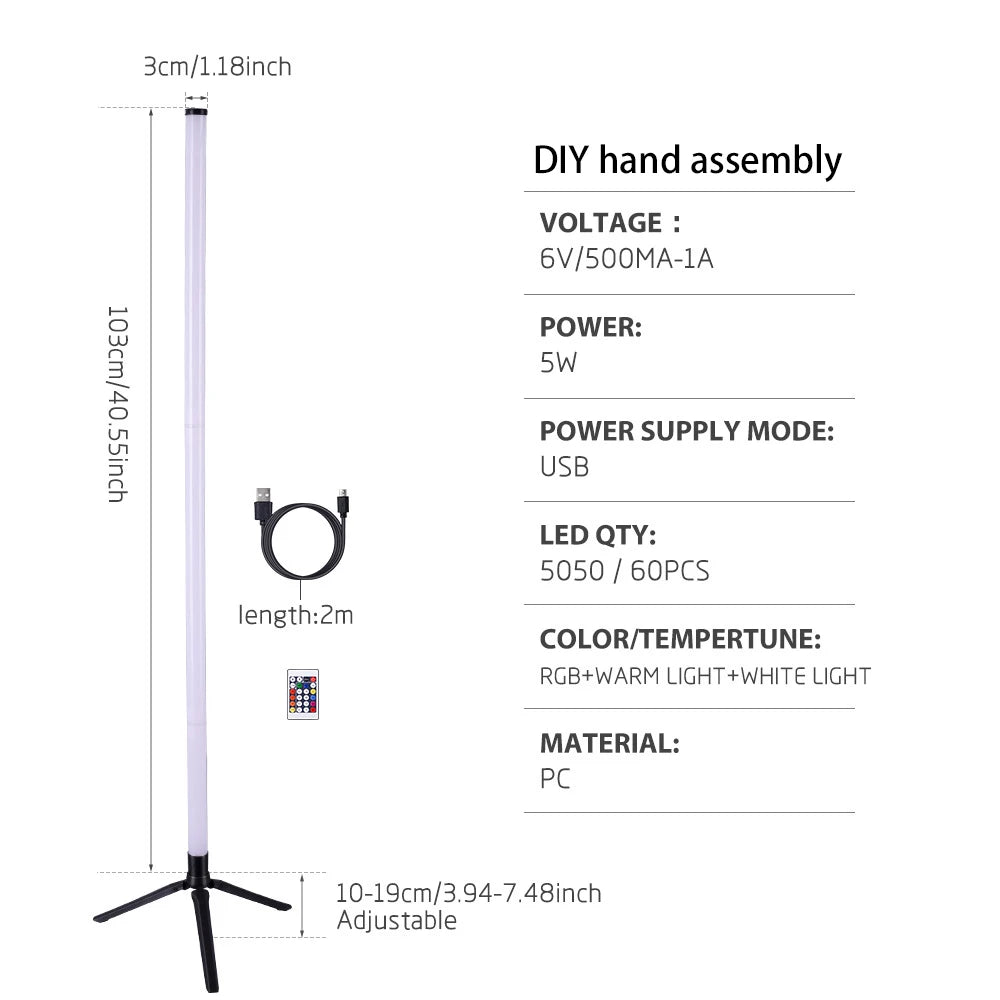 Rgb Led Floor Lamp Remote
