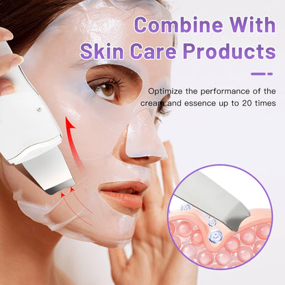 With Box Ultrasonic Skin Scrubber