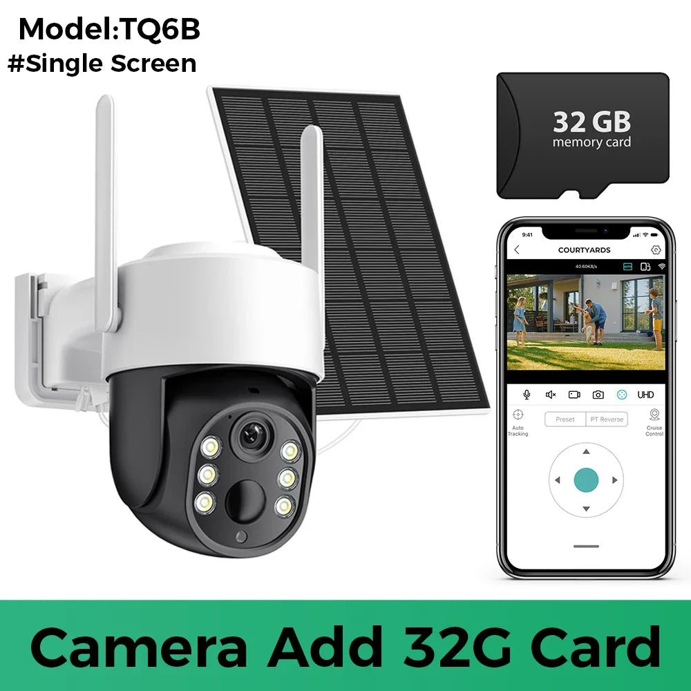 8Mp 4K Hd Solar Wifi