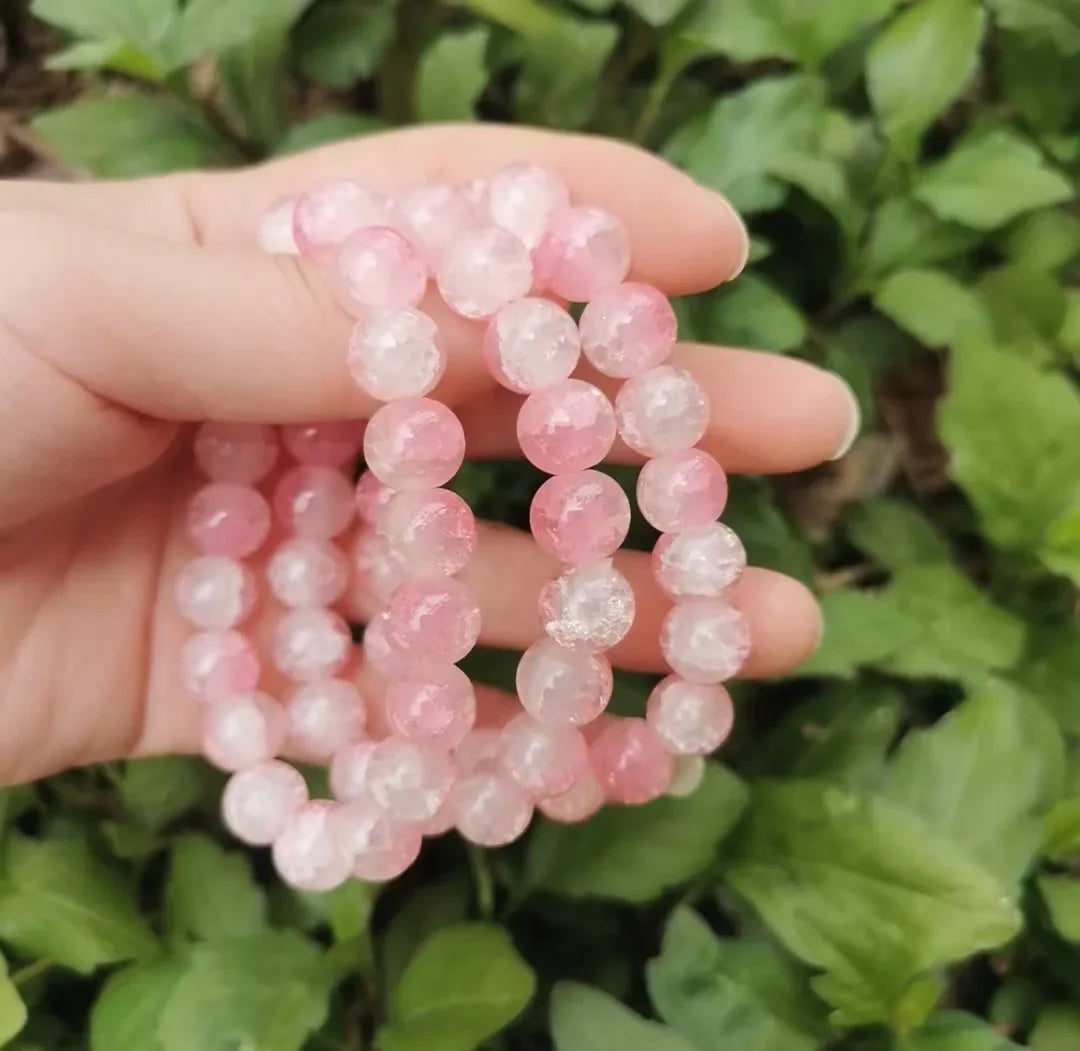 Pink Crystal Quartz Natural Stone