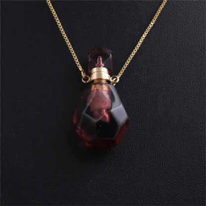 Women Natural Stone Pendant Necklace
