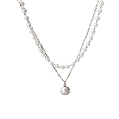 Pearl Dainty Adjustable Double Layer