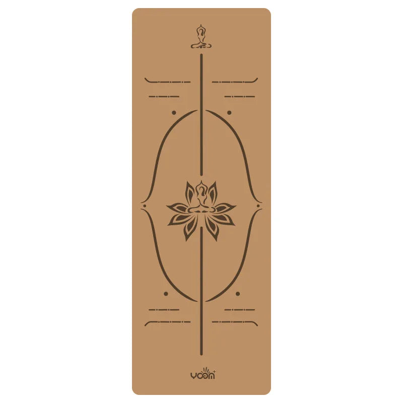 Natural Rubber Cork Yoga Mat