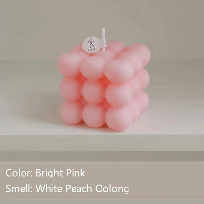 Ins Bubble Cube Shaped Candle