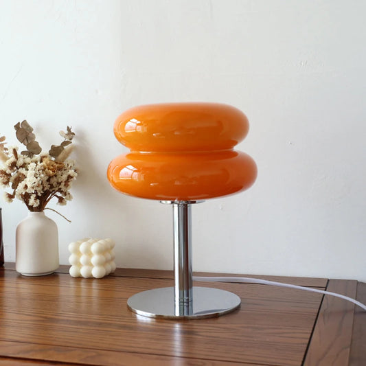 Macaron Glass Table Lamp Trichromatic