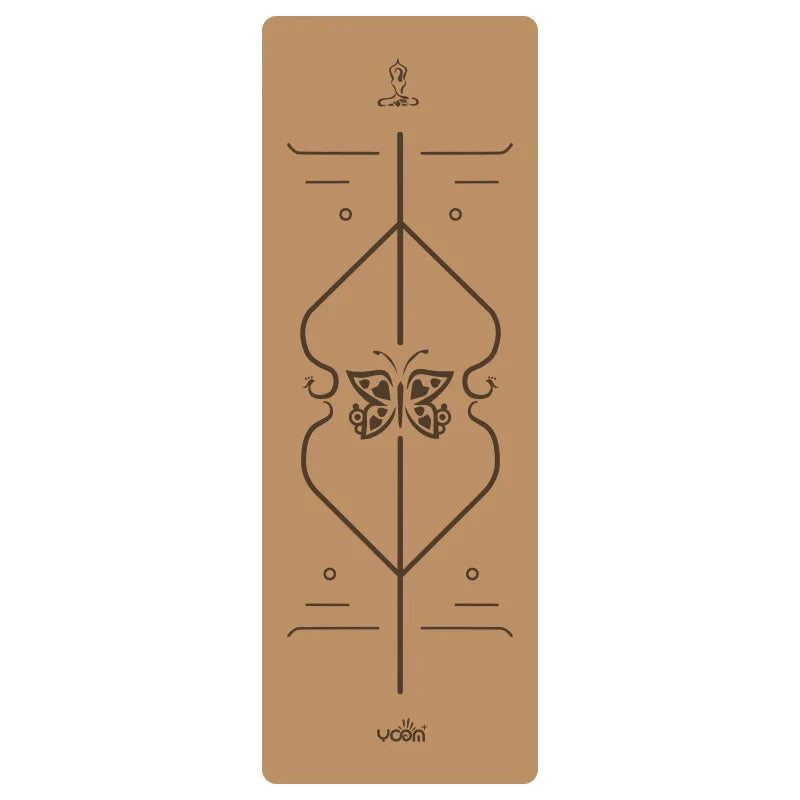 Natural Rubber Cork Yoga Mat