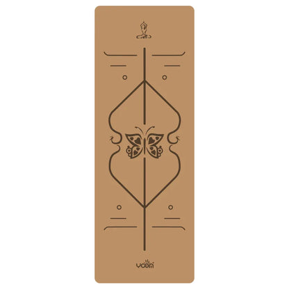 Natural Rubber Cork Yoga Mat