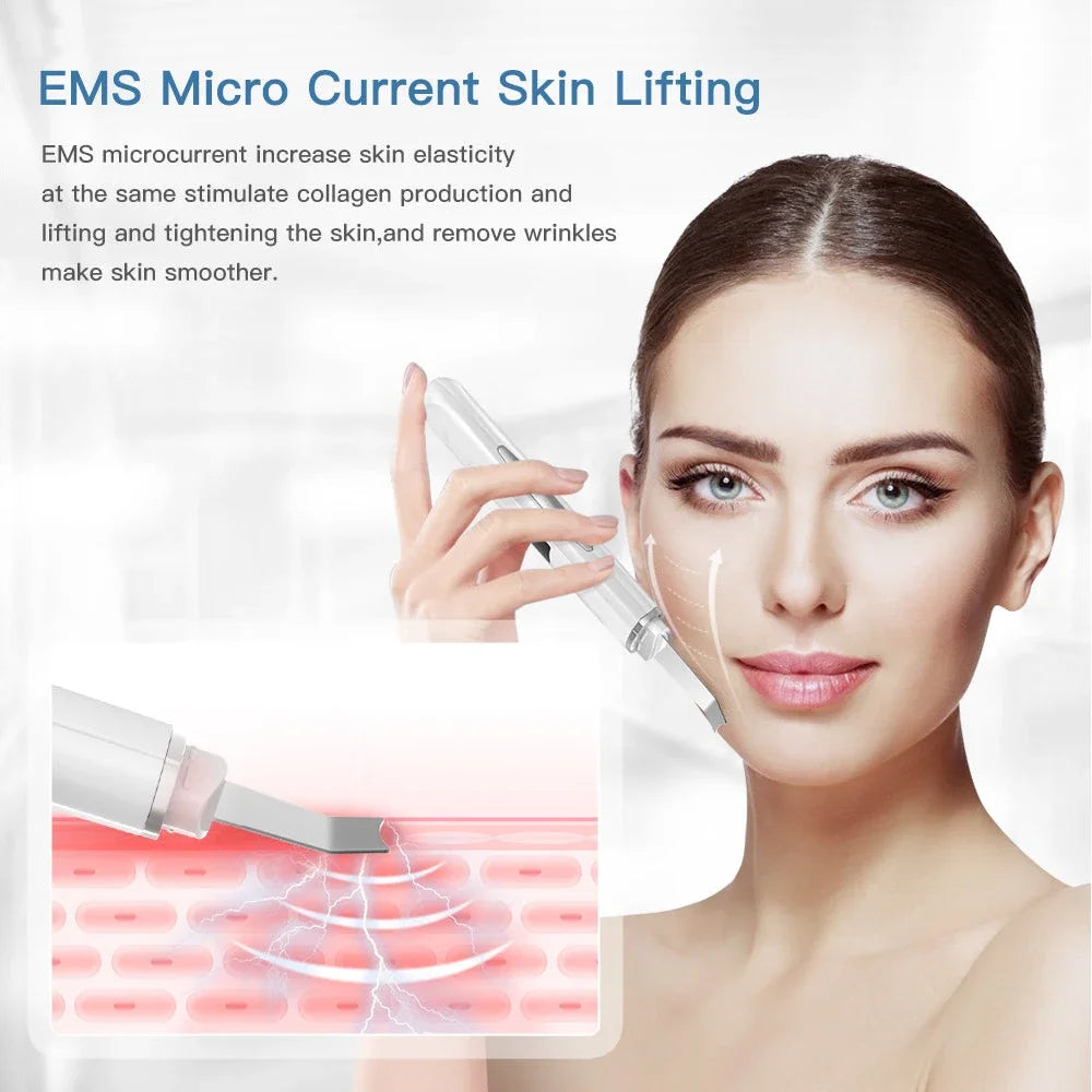 Ultrasonic Skin Scrubber Electric Facial