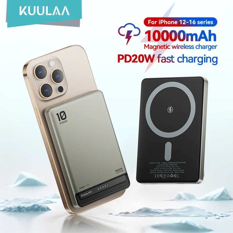 Kuulaa Magnetic Power 10000Ah Wireless