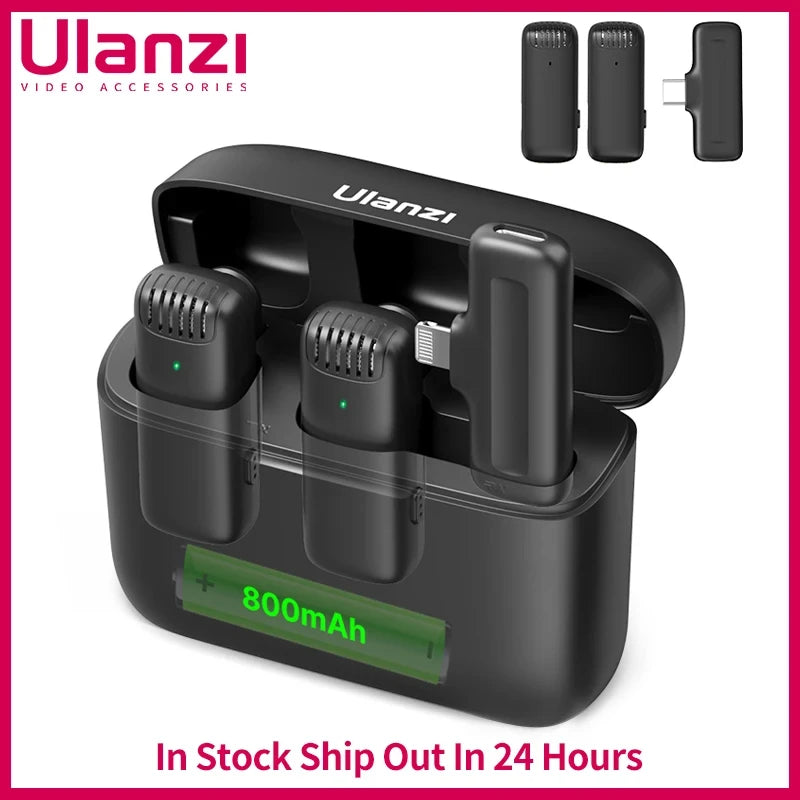 Ulanzi J12 Wireless Lavalier Lapel