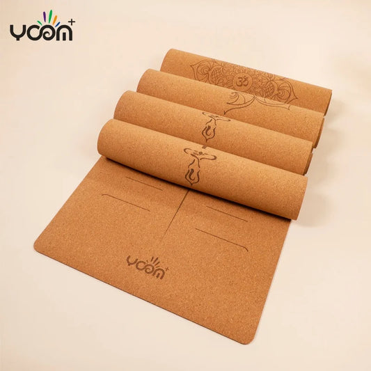 Natural Rubber Cork Yoga Mat