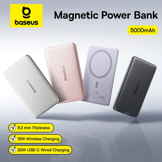 Baseus 5000Mah Magnetic Power 15W